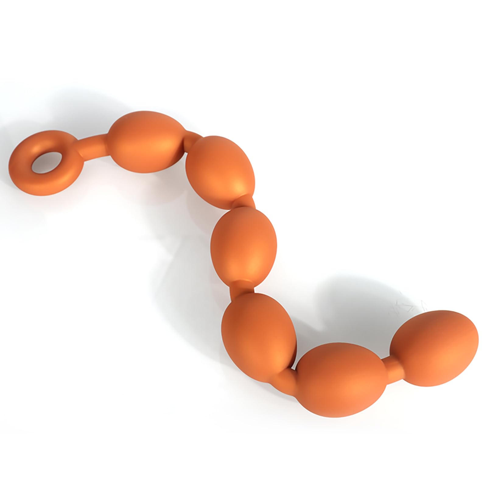 15 75 Inch Eggs Shape Pull Beads Prostate Massage Liquid Silicone Toy Extra Long Anal Plug Adult Sex