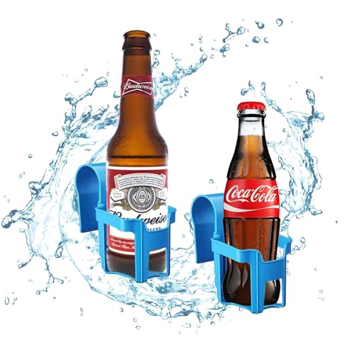 2 Stück Pool Getränkehalter Kunststoff Getränkehalter Poolrand Poolside Getränkehalter Poolside Dosenhalter Pool Becherhalter Poolside Drink Hanging Cup Holder Passt für die meisten Pools