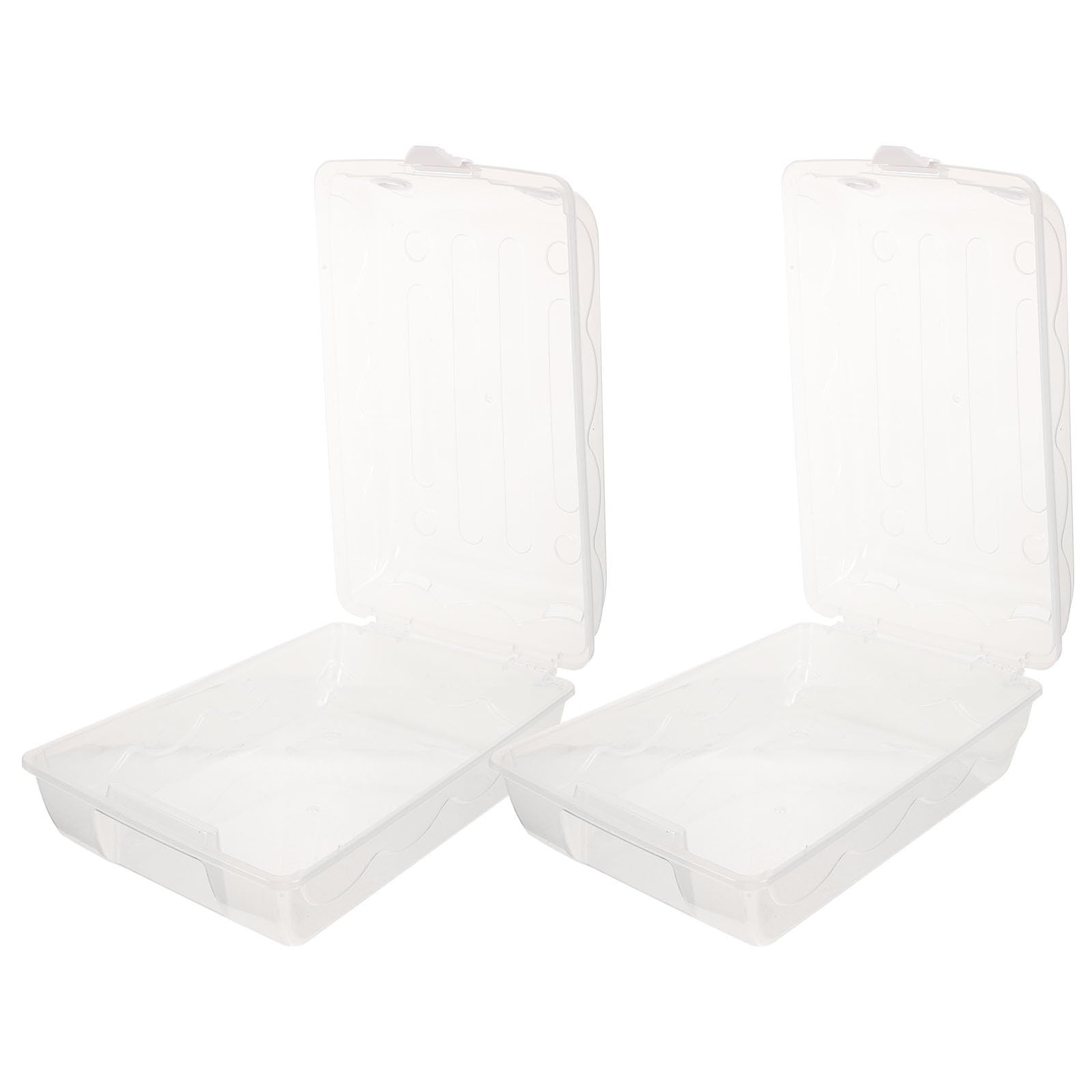 Cajas para guardar zapatos transparentes de plástico pp apilables para organizar mesa