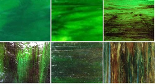 Wissmach Deep Forest Green Stained Glass Pack