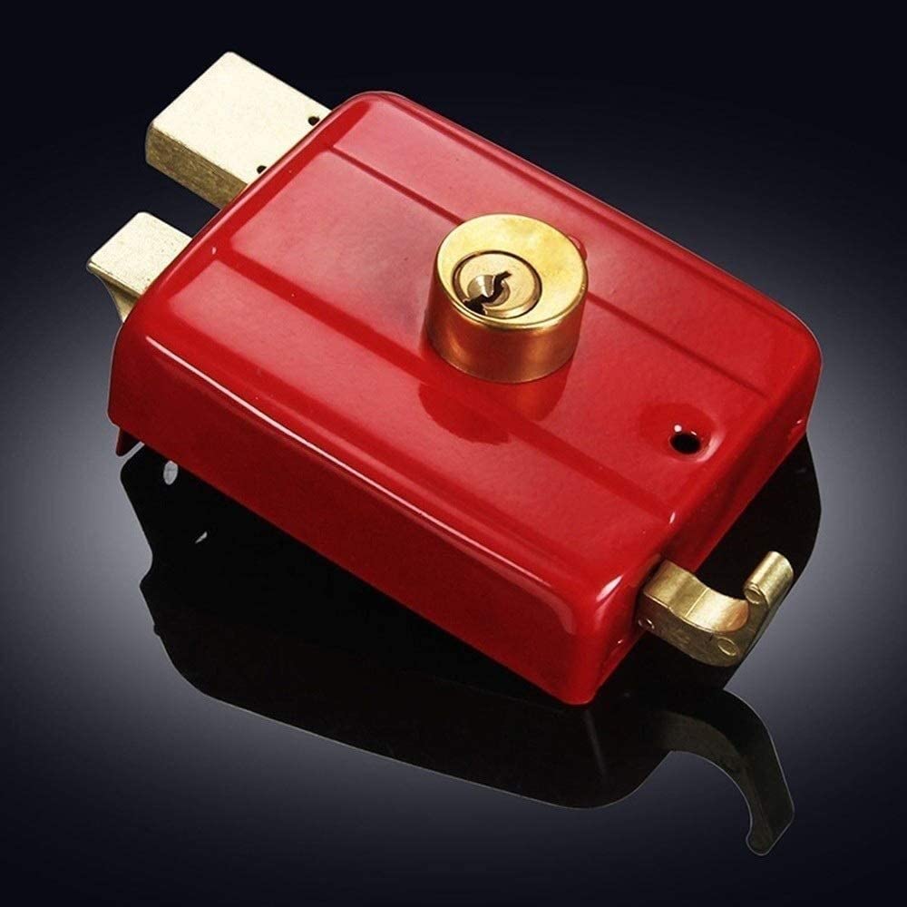 Catena di porta anti-furto Catena di sicurezza for porta, lucchetto a catena di sicurezza limitatore, serratura della porta YhCHER 95 * 75 mm, antifurto, camera da letto robusta e facile da installare