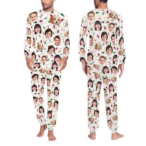 D-Story Personalized Family Christmas Matching Pajama Sets - Custom Christmas Pajamas for Family Sleepwear3