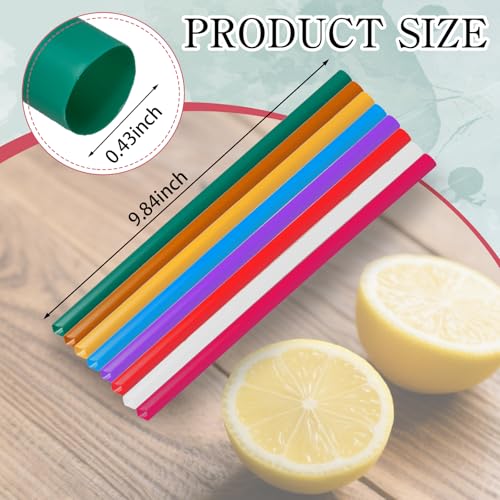 700 pitillos plásticos multicolor 24.99 cm miniatura 2