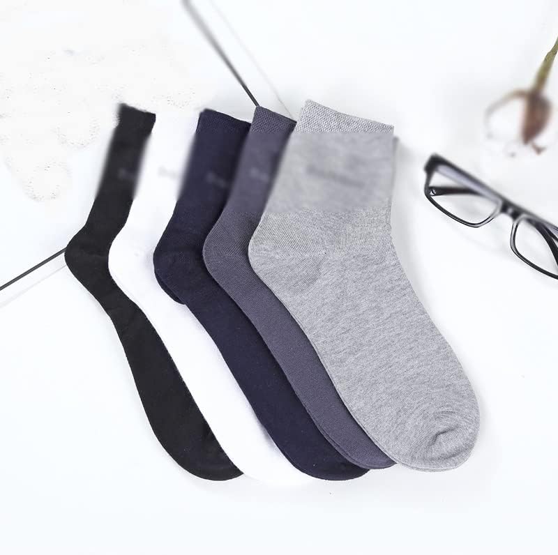 10 Pairs Of Gift Boxed Men's Socks Breathable Business Round Men