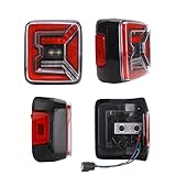 Future Trucks LED Tail Light w Signal Functions & Reverse Light, Wrangler JL (18-23) - Smoked Lens