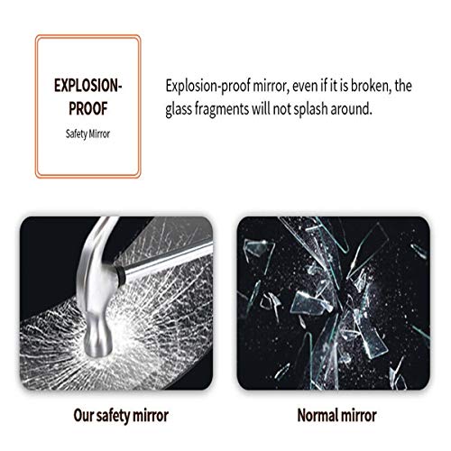 ELEGANT Modern Bathroom Mirrors 1000 x 700 mm Illuminated LED Bathroom Mirror Light Infrared Sensor + Demister