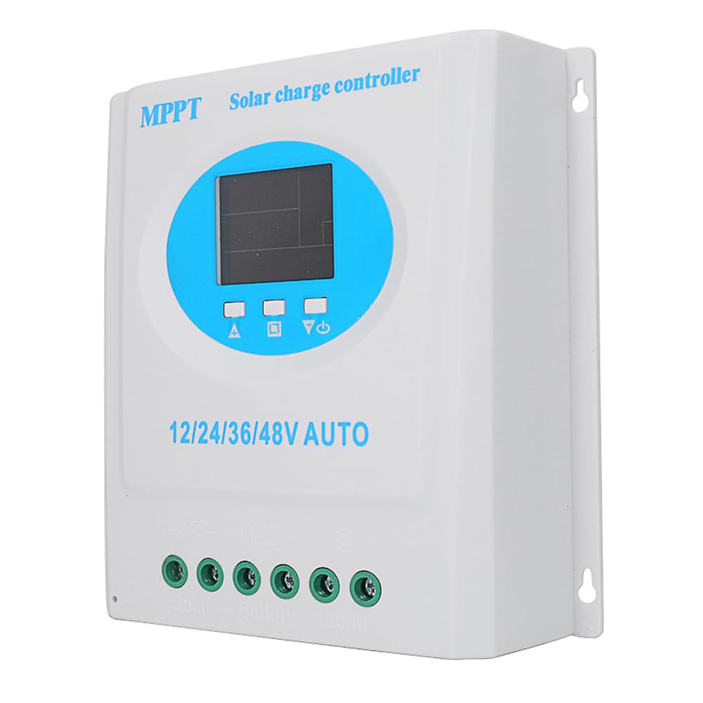 Irfora MPPT Solarladeregler 150A 12V/24V/36V/48V LCD-Display Intelligenter Batterieregler mit doppeltem USB-Ausgang für Al/Lithium-Batterie
