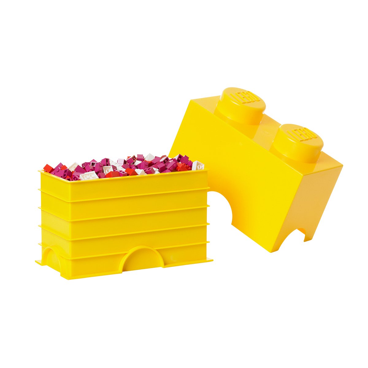 Room Copenhagen Storage Brick "Lego" with 2 Knobs, Yellow - Image 2