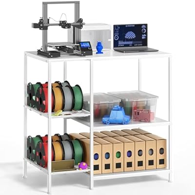 3D Printer Stand with Filament Storage, 35.62...