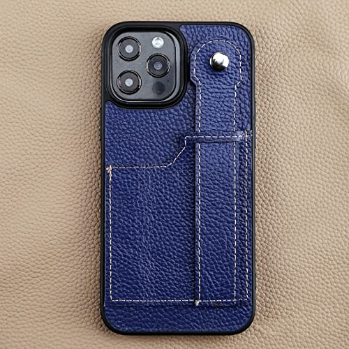 Étui en cuir véritable bleu iPhone XR | Un accessoire qui raconte votre histoire