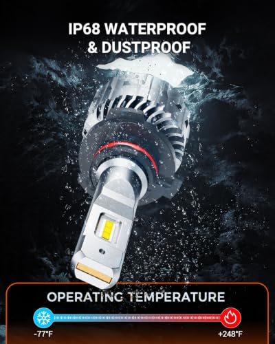 Image of SEALIGHT 9012 Fog Light Bulbs, 70,000LM 6500K Cool White, Set of 2