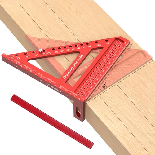 Housolution 8.5Inch 3D 6-in-1 Carpenter Square (1/16" Precision),...