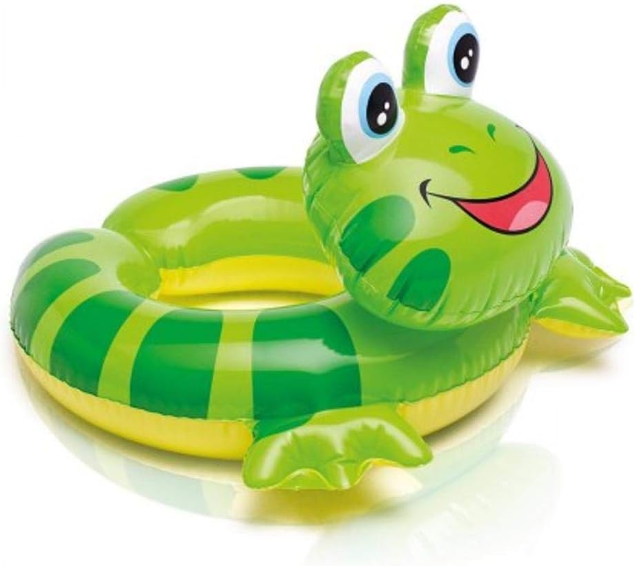 KriTech Penguin Inflatable Kiddie Animal Shape Swim Pool Water Float Ring Tube Boat for Kids