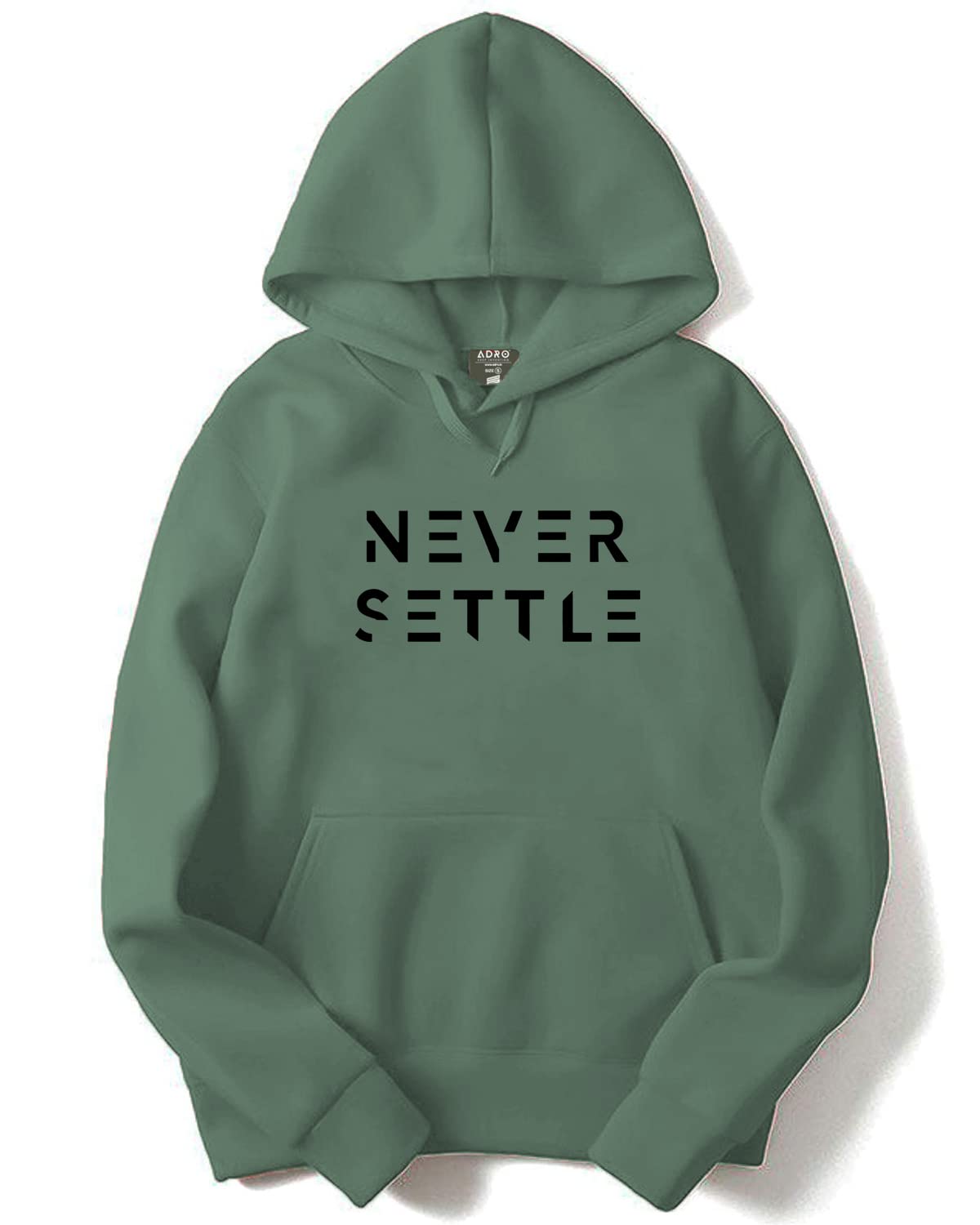 ADRO Men's Cotton Hooded Neck Sweatshirt (H22-M-SET-PT)