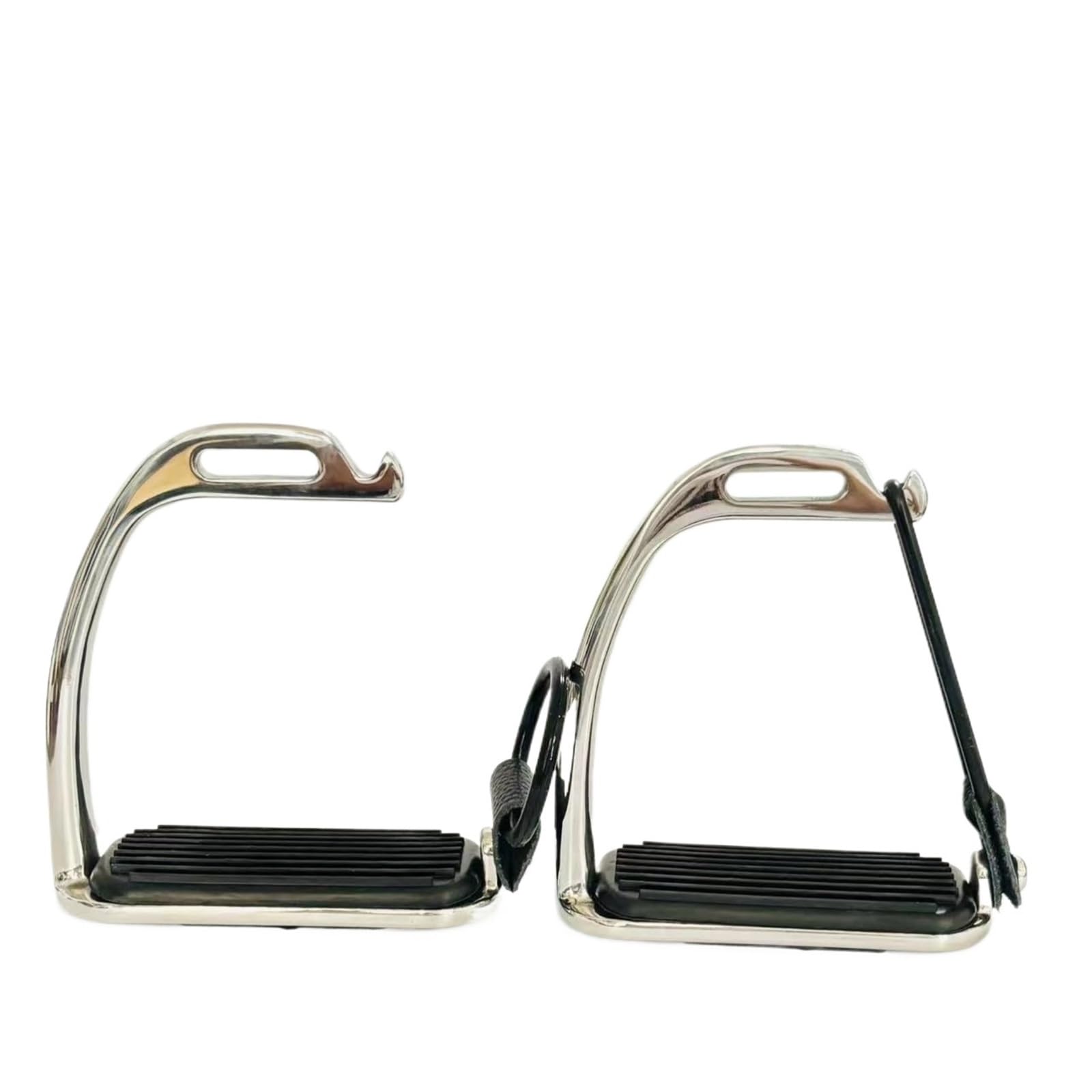 Un Par De Estribos Seguridad for Montar A Caballo Para Caballo | Estribos de ejercicio matinal fabricados en acero inoxidable, fundas totalmente protectoras, estribos