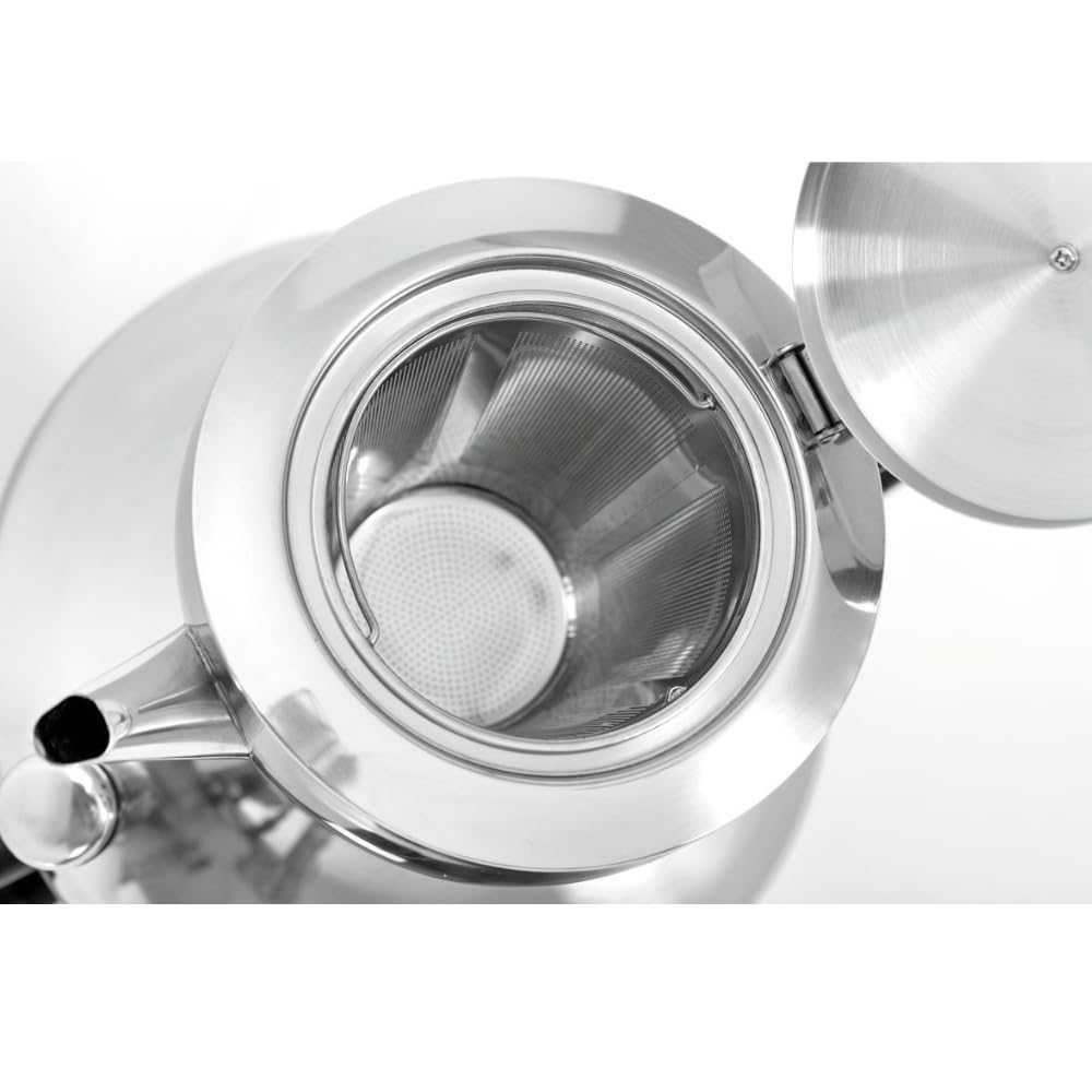 MBH - Samovar industrial 3L con Tetera de Acero Inoxidable. Hervidor de agua profesional para hostelería.