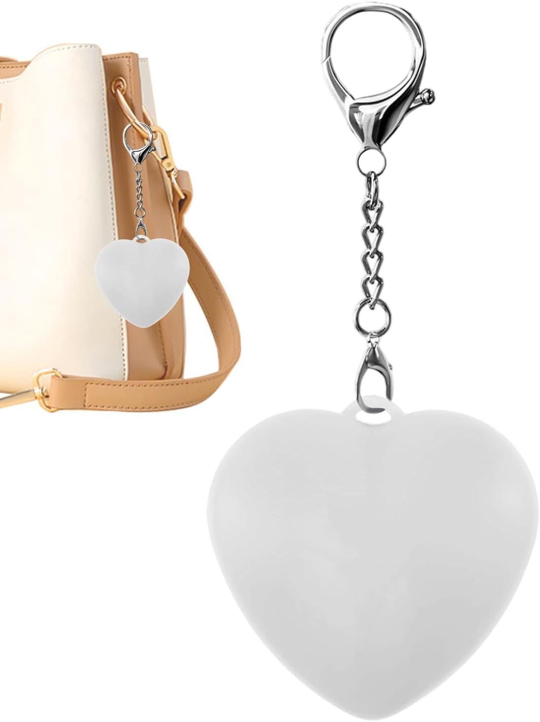 Luteti Handbag Light, Purse Glow Heart Light, Automatic Touch Sensor Purse LED Lamp, Rechargeable Mini Touch Handbag Lights, Heart Shape Hanging Night Lights for Women Ladies Girls Gift-image-44