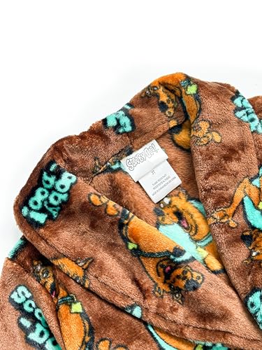Scooby Doo Toddler Boys' Soft Fleece Robe Luxe Plush Comfy Spa Bathrobe Kids Sleepwear4