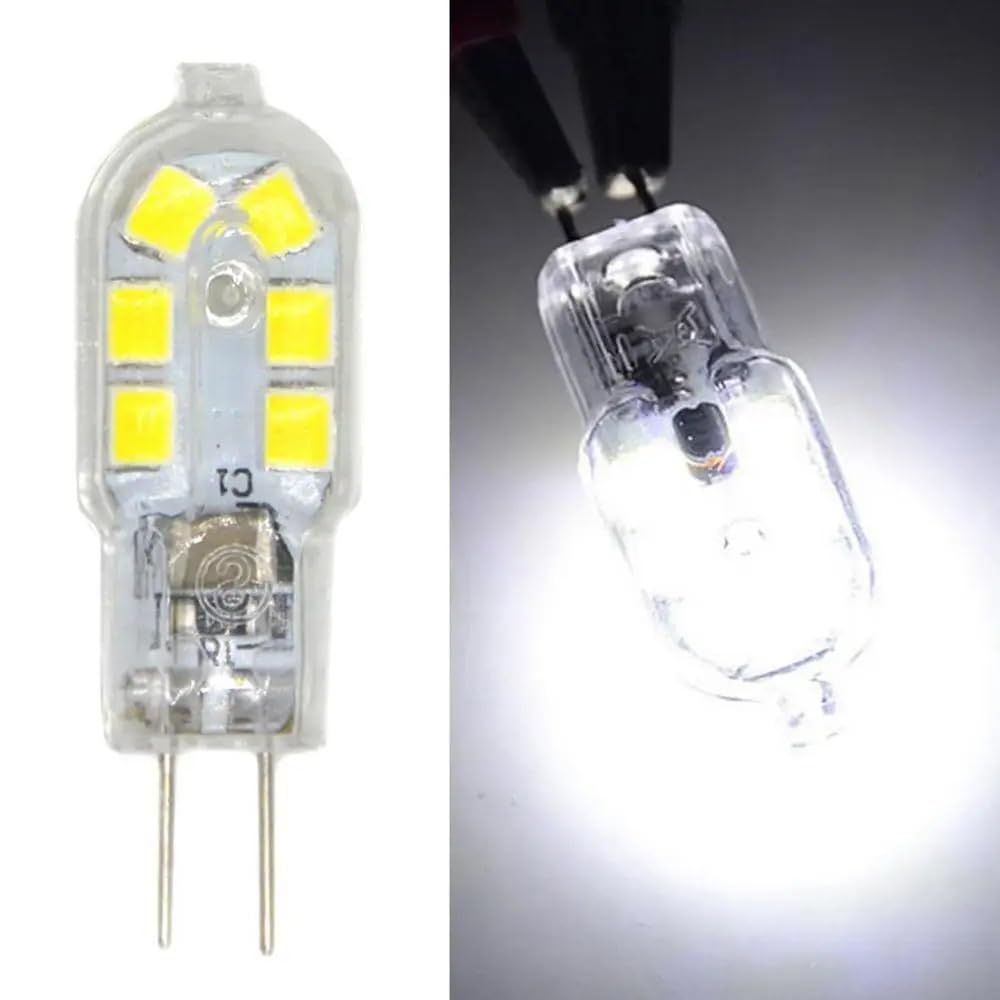 YSJX Lighting, Confezione da 40 luci LED Bi-pin G4 AC220-240V 3W 300-360lm SMD2835 Lampade decorative a LED Lampadine per la casa(Milky cold white)