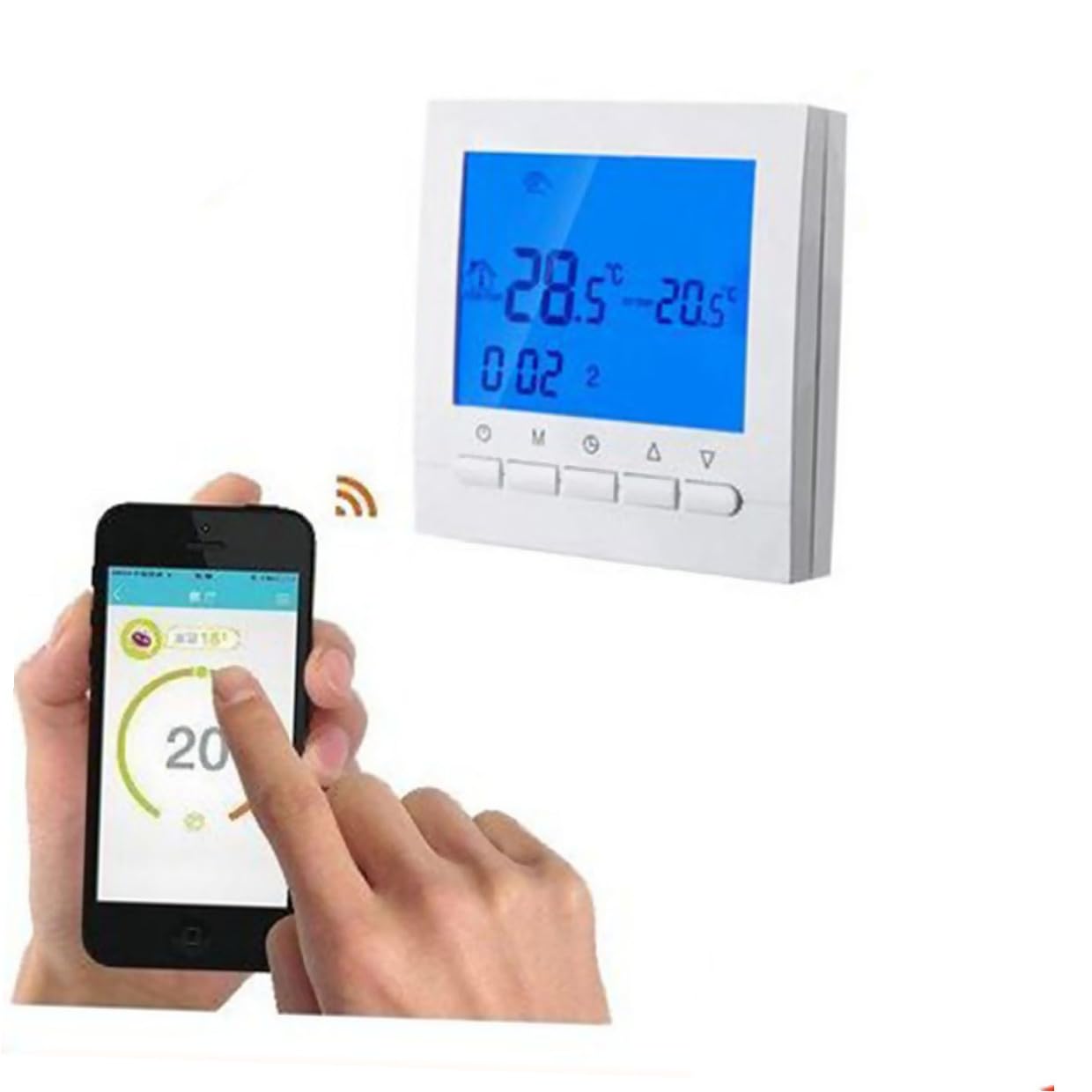 DOITOOL Termostato Digital Termostato Programable Termostato Termostato Aparato De Calefacción Por Suelo Aparato De Calefacción Inalámbrico