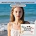 Beach Cosmetic Makeup Bag for Women Girl Wedding Favor for Coworker Friend Travel Toiletry Organiser Pouch Holiday Vacation Gift Beach Survival Kit Accessory Skincare Zipper Storage Bag