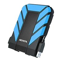 ADATA HD710 Pro 2TB 3.5 inch SATA III External Hard Drive/HDD with IP65 Rating – Blue, for Windows with Waterproof and Shockproof Technology – AHD710P-2TU31-CBL