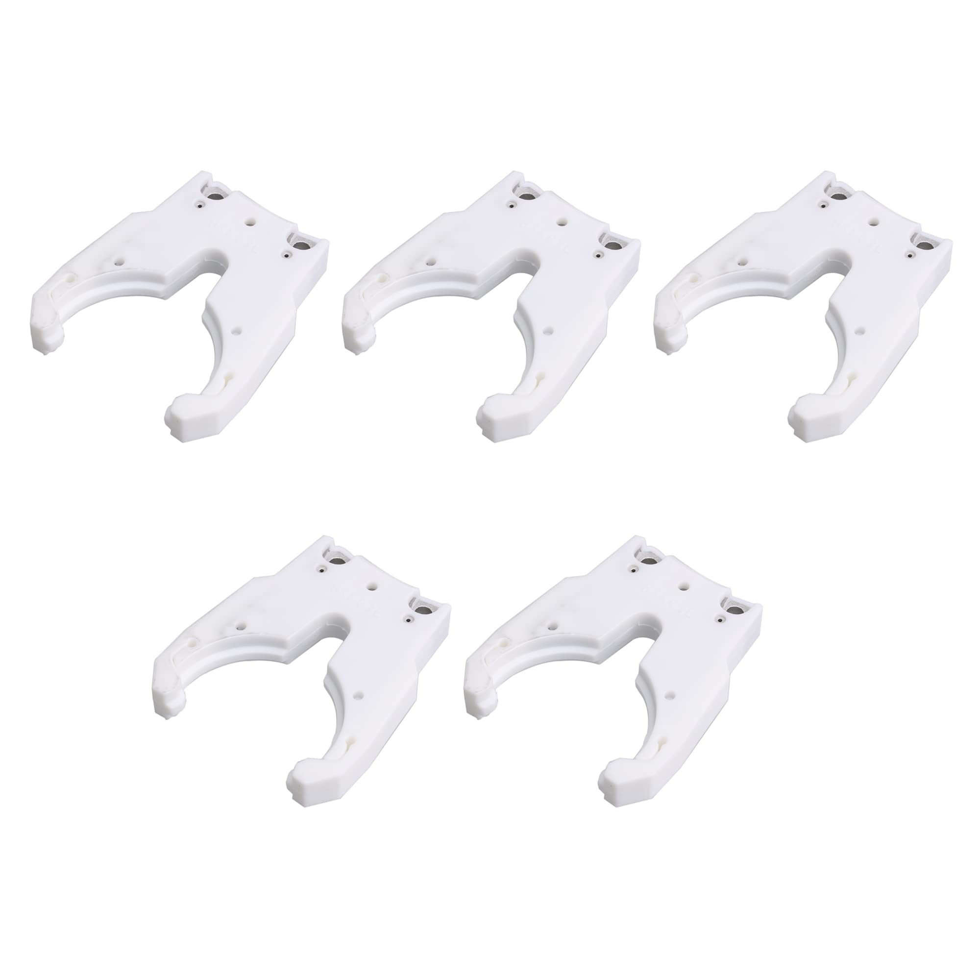 5 piezas HsK63F soporte de herramientas abrazadera pinza pinza herramienta automática para máquina de grabado blanco