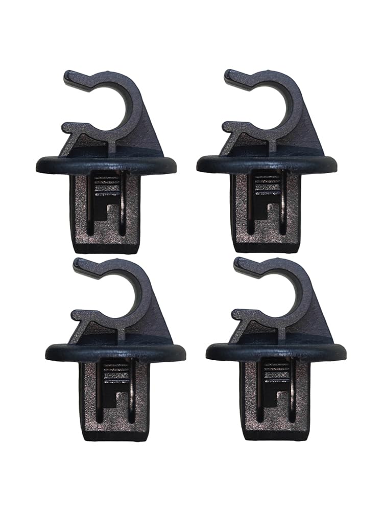 4PCS Hood Bonnet Rod Support Prop Clip Parcel Shelf Clips Replacement 90990-BV80A Compatible with Roewe RX5 Plastic Trim Panel Clips Hood Clips for MGGS Engine Support Rod Fastener