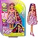 Produktbild Barbie Totally Hair, Barbie-Puppe mit rosa, lila und blonden Haaren, farbenfrohes Blumenkleid, Haarspangen, Haarschmuck, Barbie-Accessoires, 15+ Teile, Geschenk für Kinder ab 3 Jahren,HCM89