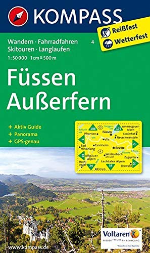 Télécharger Carte routière : Füssen, Ausserfern PDF