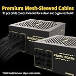 ENERMAX Revolution III 850 - Fully Modular PC Power Supply - 850 Watts - 80 Plus Gold - 600W 12V-2x6 Connector - 100% Japanese Capacitors - Sleeved Cables - 10 Year Warranty - Image 4
