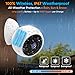 AMTIFO Security Cameras Wireless Outdoor Magnetic: Install-Free Smart Indoor 2K WiFi - Long Battery Life Powered Wireless Cameras for Home Security with AI Motion Detection