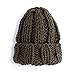 Produktbild DWcamellia Hut Frauen handgemachte Strickmütze anpassbare Logo Winter wärmer Ohr Dicke weiche Beanie Lady Chunky gestrickte Rippe Hüte  A