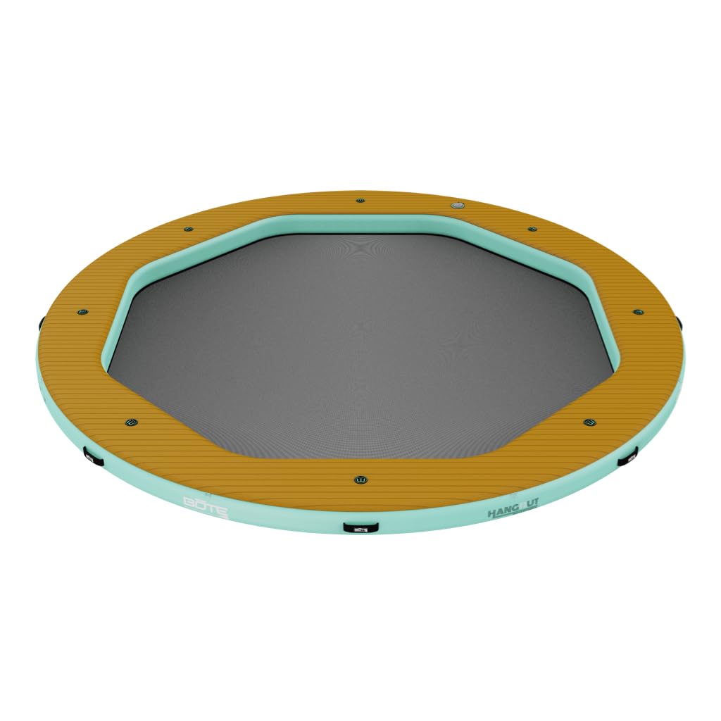 BOTE Inflatable Hangout Water Hammock Floating Raft, Dock, Lake Beach, Adults Kids Family Friendly, MAGNEPod Drinkware Compatible, Multiple Sizes