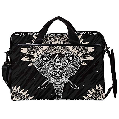 Funda bandolera portátil 14 a 15.4 pulgadas, maletín portadocumentos de elefante