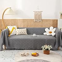 Amazon｜マルチカバー グレーA ソファカバー 北欧 ブランケット