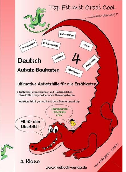 Deutsch Aufsatz-Baukasten 4. Schuljahr: ultimative Aufsatzhilfe für alle Erzählarten
