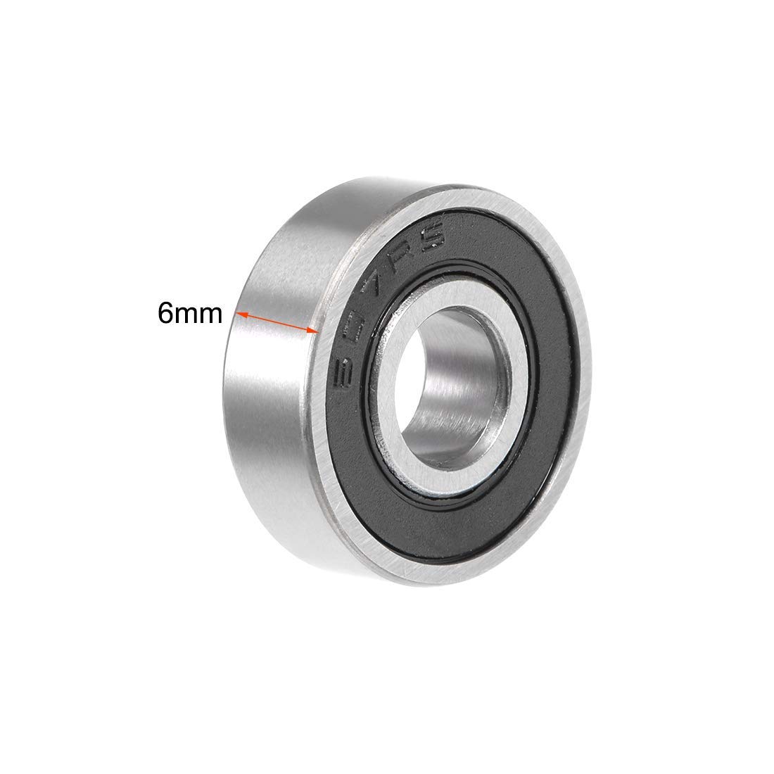 3 Stück Kugellager 607 2RS – 7 X 19 X 6 Mm, Abge Produktbild-Vorschau 2