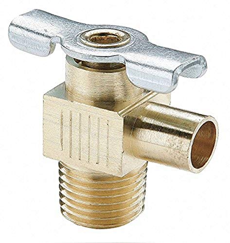 Parker Hannifin DC607-4 Series DC607 Bib Drain Cock, 3/8