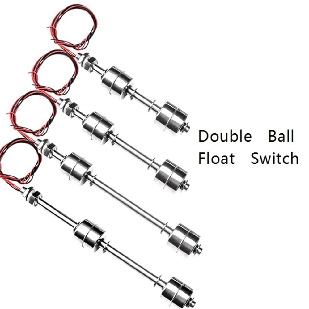 Sensore Doppia Sfera Livello Acqua Basso Rumore 10W 50W 1 pezz0 | per laghetto da giardino, regolatore a gabbia galleggiante(100mm)