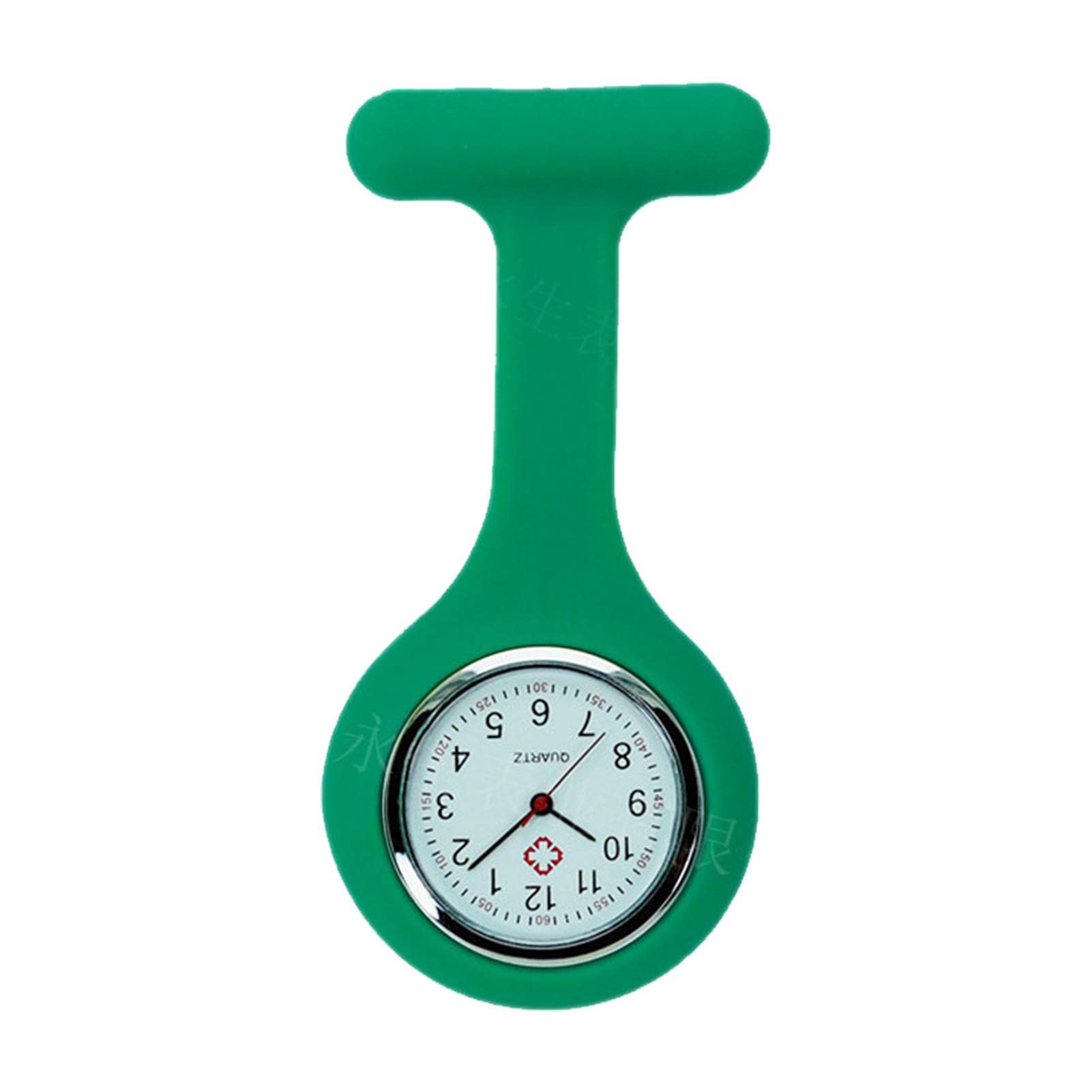 Nurse Pocket Watch | Silicone Paramedic Fob Watch,Stain Control, Secondhand, Lapel Brooch Watch for Women Doctors Nurses-image-34