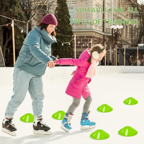 CAIXIANGYU Conos de Entrenamiento para Fútbol con Bolsa de Malla - Conos Marcadores para Entrenamiento y Delimitación de Campo de Fútbol, Baloncesto y Atletismo (20 PCS) - imagen 6