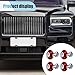 4PCS Motorcycle License Plate Bolts, Aluminum Alloy Car Tag License Plate Screw Decorative Kit, License Plate Frame Fastener Accessories for Most Motorcycles, Cars, Trucks (Red)