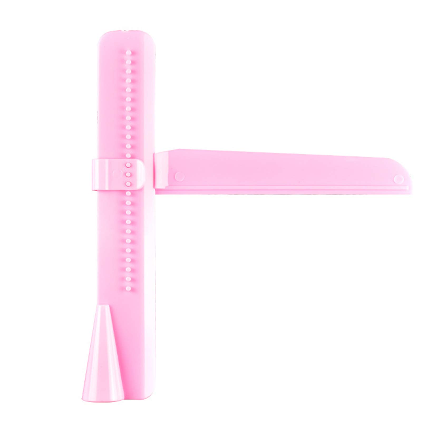 Spatola Liscia Torte Regolabile In Altezza | Raschietto Per Dolci In Materiale Atossico | Finitrice Per Creme E Glassa Rosa | Altezza Max 19,8 Cm