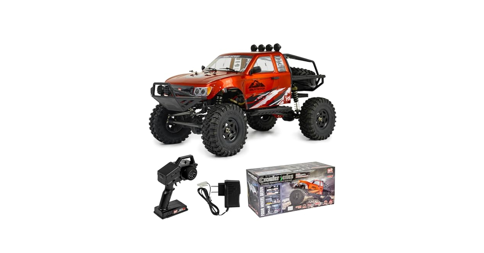Amazon.com: Cheerwing 1:10 Scale Rock Crawler 4WD Off-Road