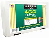 Sargent Art 400-Count Regular Crayon Class Pack, Best Buy Assortment, 8 Colors, 22-3220