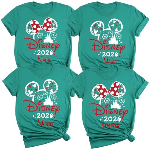 Image of Custom Family Trip Shirts 2026, Matching Vacation Tees, Fantasy Castle Theme Shirt, Group Travel Holiday Shirt