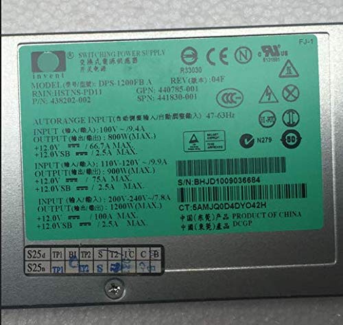 Amazon | Plcbatt® 純正 DPS-1200FB A 電源 DL580G5 441830-001 438202