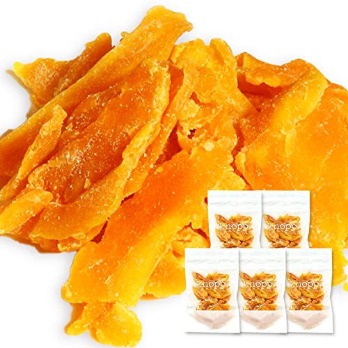 ドライフルーツ マンゴー 小分け マンゴーピース 70g 5袋セット 合計350g ドライマンゴー おやつ 果物 乾燥果物 (5袋セット) くだもの knopp クノップ
