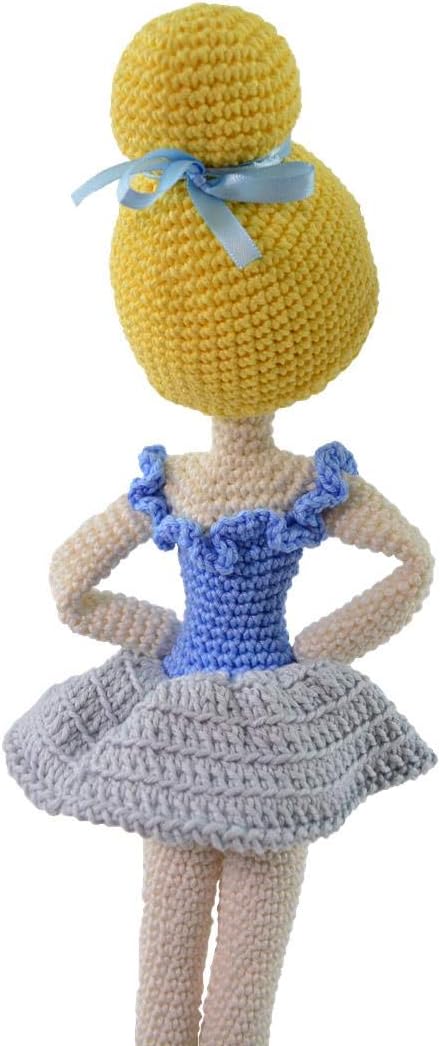 CÍRCULO Amigurumi Crochet Kit - Ballerina - All Included, Easy Instructions - Crochet Kit for Intermediate - Crochet Set - Doll Crochet Kit, Premium Amigurumi Yarn for Crocheting – Vicky image 3